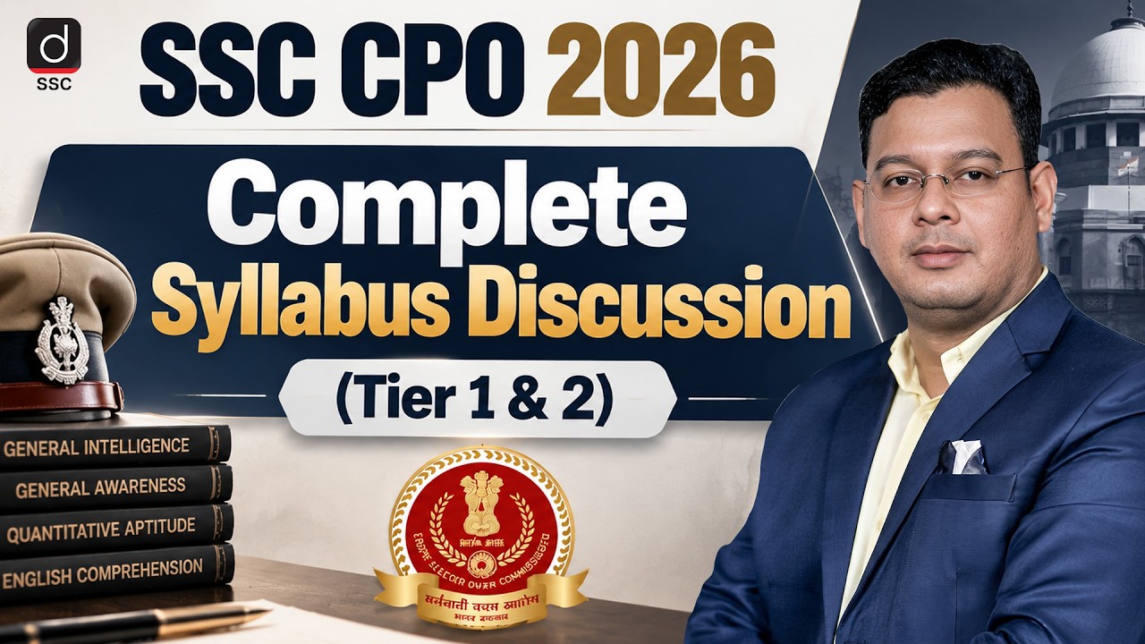 SSC CPO 2026 Notification | Complete Syllabus Discussion | SSC CPO Syllabus 2026 | Drishti SSC