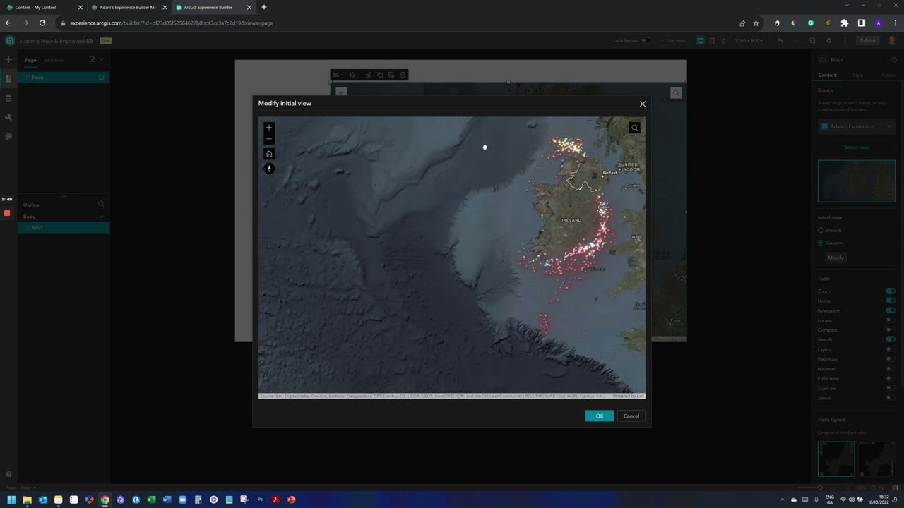 Пошаговое руководство по ArcGIS Experience Builder