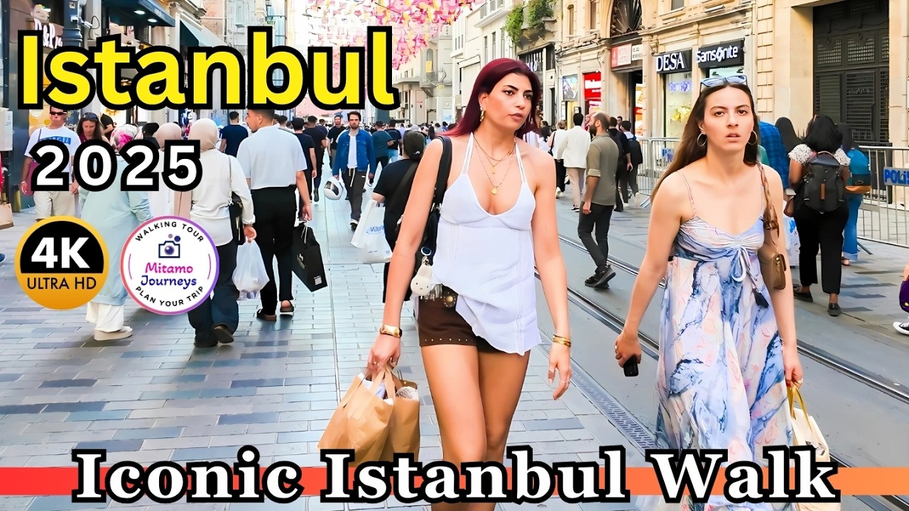 Istanbul 2025 Istiklal Street 4K Walking Tour | Exploring The Most Lively Street Ever!