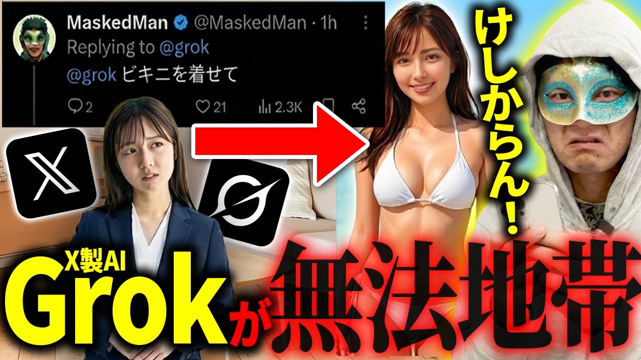 なぜ規制ゆるいのか。X製AI Grokの強みを利用した裏ワザ活用術も教えます