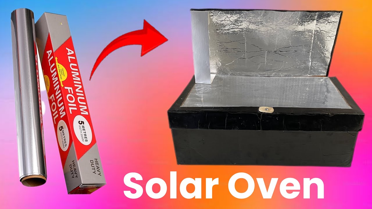 How to make solar oven with shoe box at home | Solar cooker from cardboard | Science project