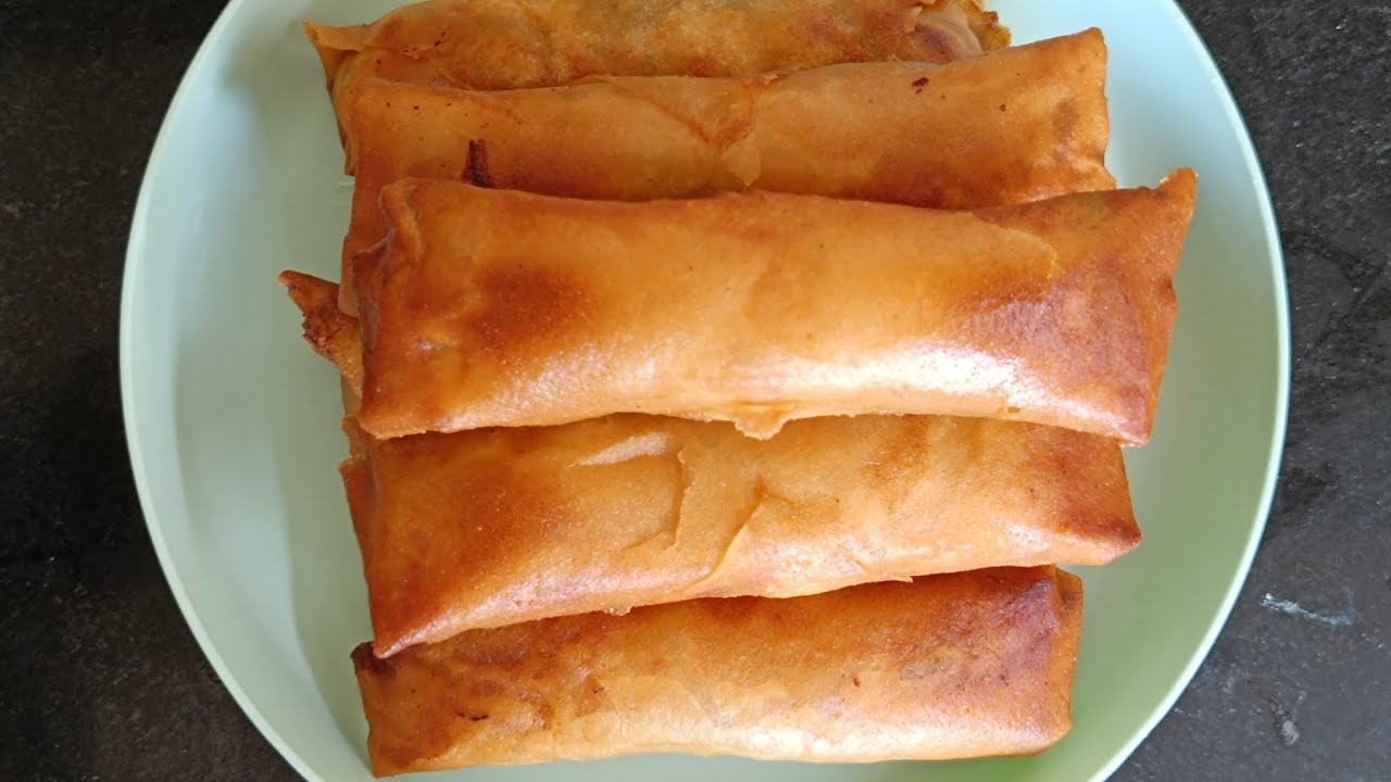 Ramzan series recipe 9.chicken spring roll 
