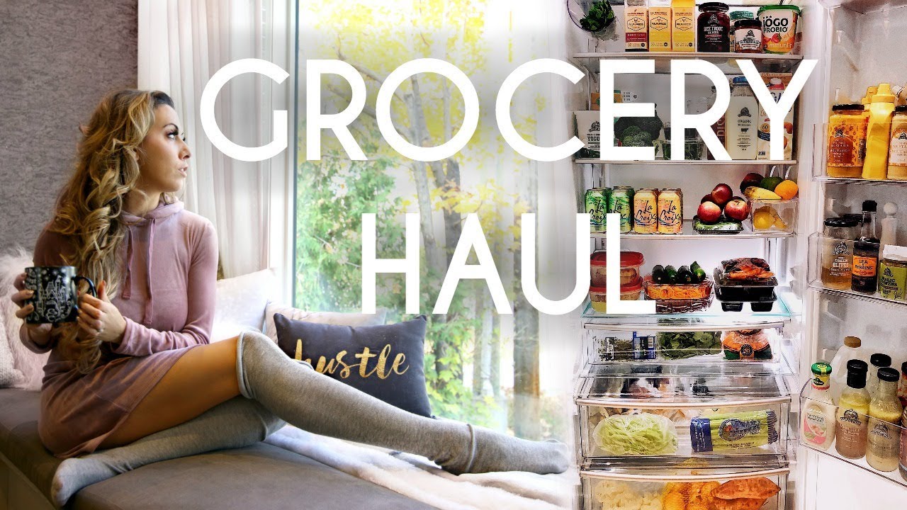 Healthy Grocery Haul - Fridge Tour
