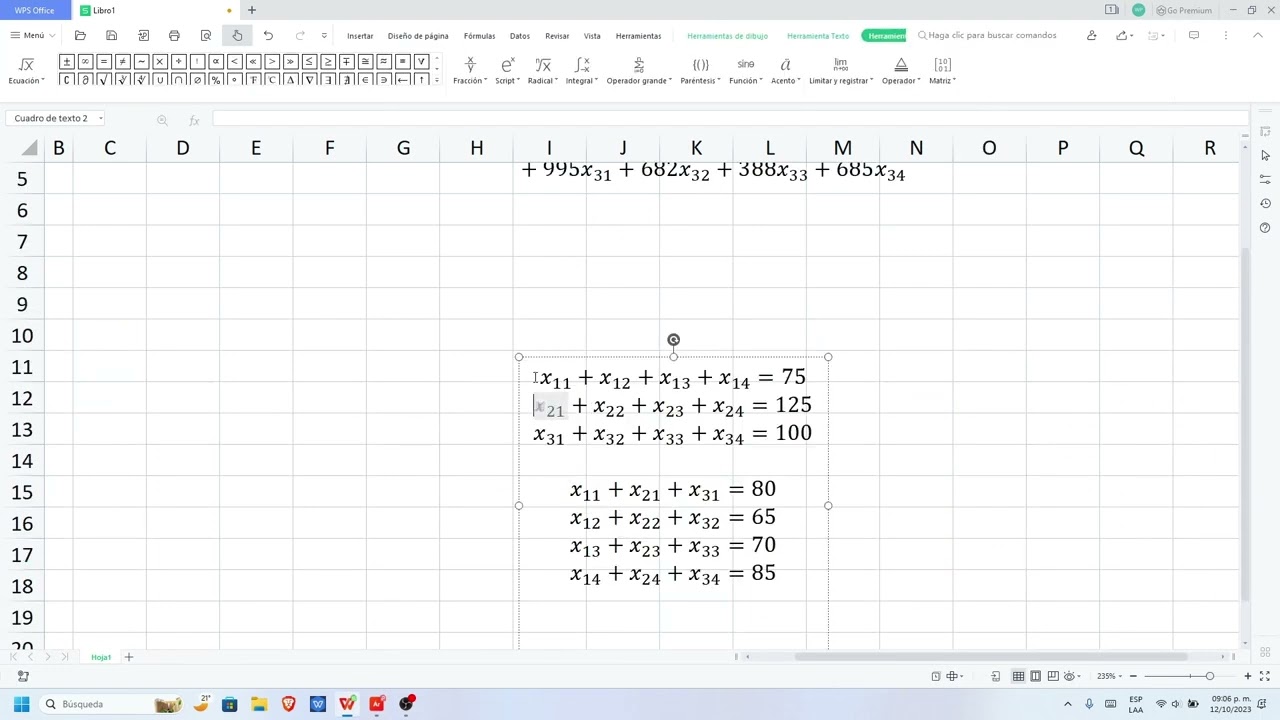 Problema del Transporte Simplex Tabular en Excel Paso a Paso