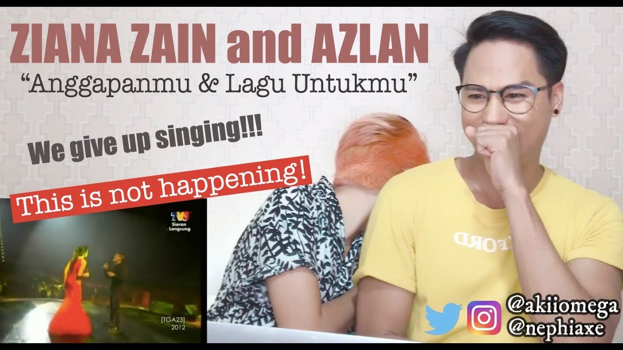 Ziana Zain feat Azlan (typewriter) - Anggapanmu & Lagu Untukmu ABPBH25 | REACTION