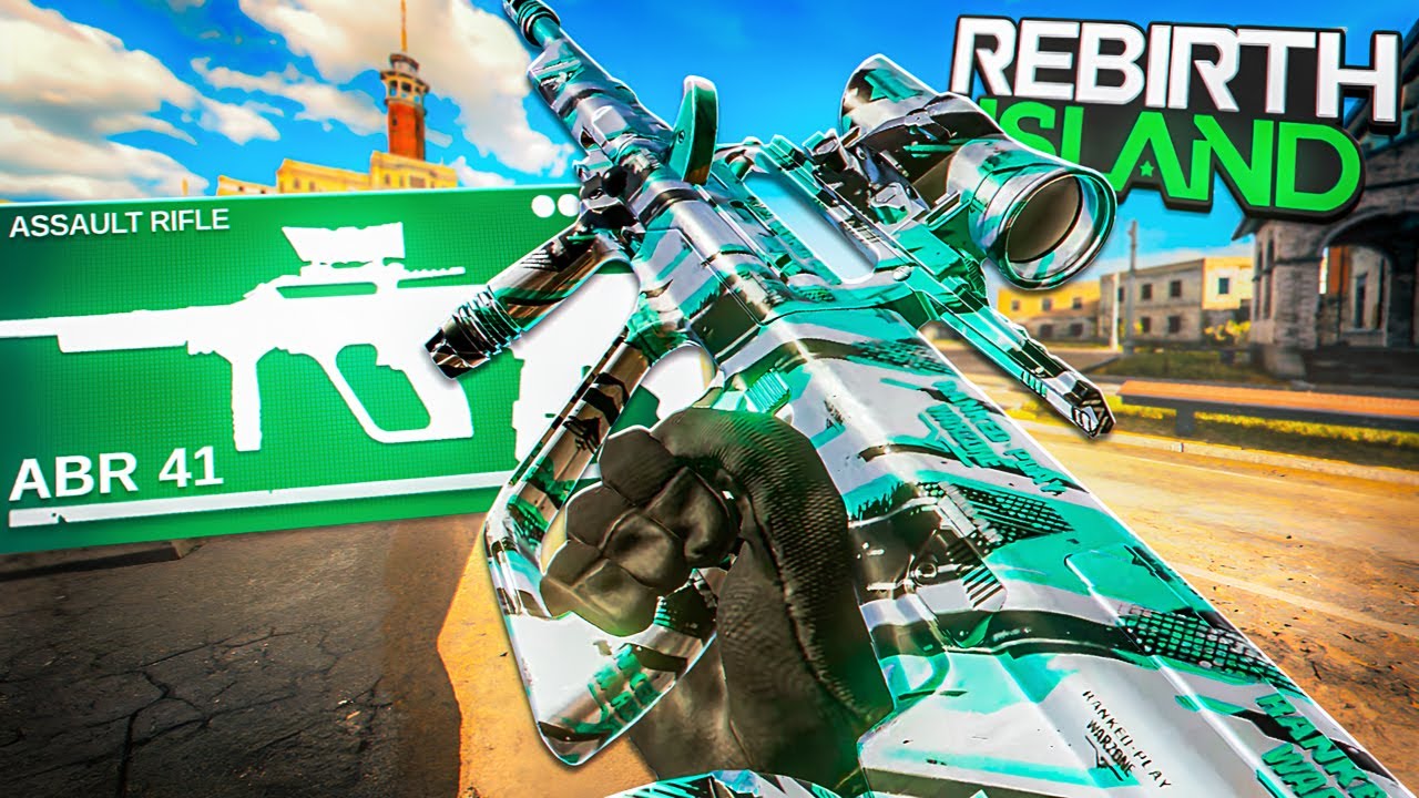 this MAX LEVEL ABR 41 CLASS SETUP is INSANE on REBIRTH ISLAND WARZONE!