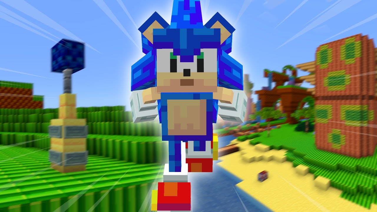 Custom Green Hill Maps in Minecraft (Open World & Stage)