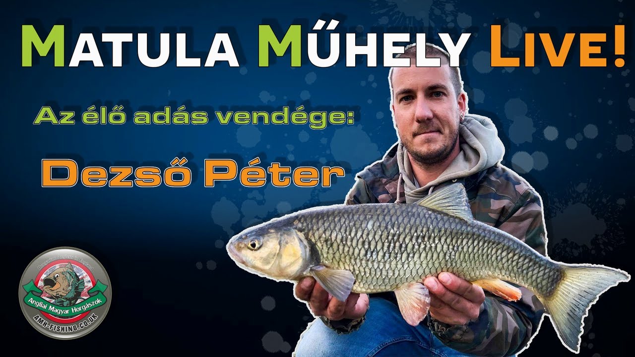 Matula Műhely Live! - Dezső Péterrel | Domolykópergetés és Wobblerek