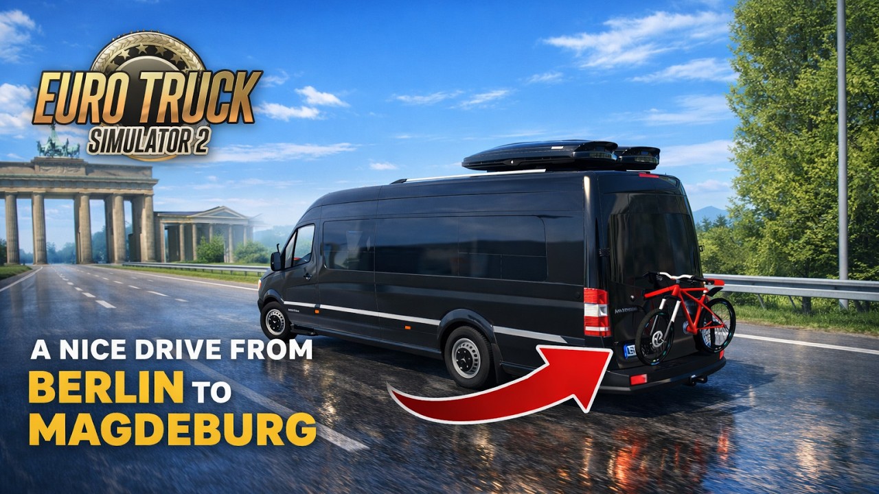 Euro Truck Simulator 2 - v1.58 | Mercedes-Sprinter Mod