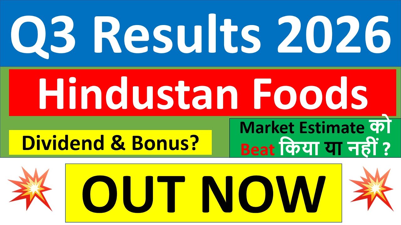 Hindustan Foods q3 results 2026 | Hindustan Foods results today | Hindustan Foods Share News today