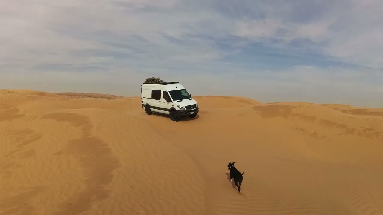 Tunisia Sprinter 4x4 campervan desert challenge! Part 1