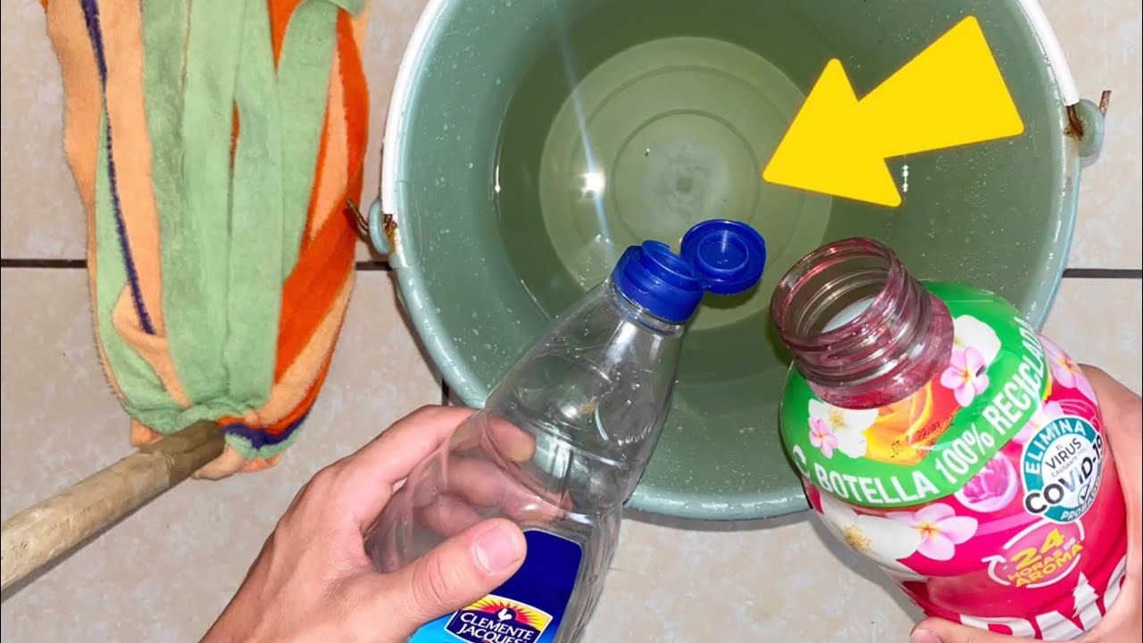 Como TRAPEAR el PISO para que quede BRILLOSO 🧼/ Como LIMPIAR la CER&Aacute;MICA del piso y quede brillante