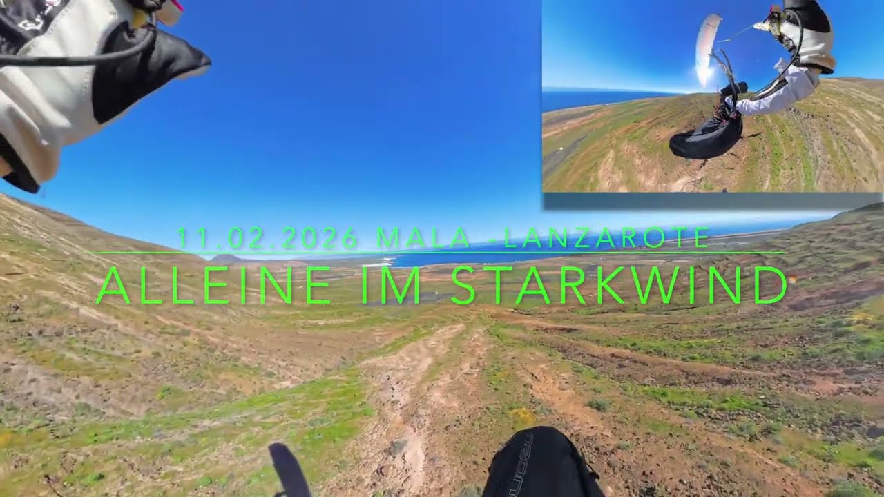 11.02.2026 Paragliding  Mala - Lanzarote