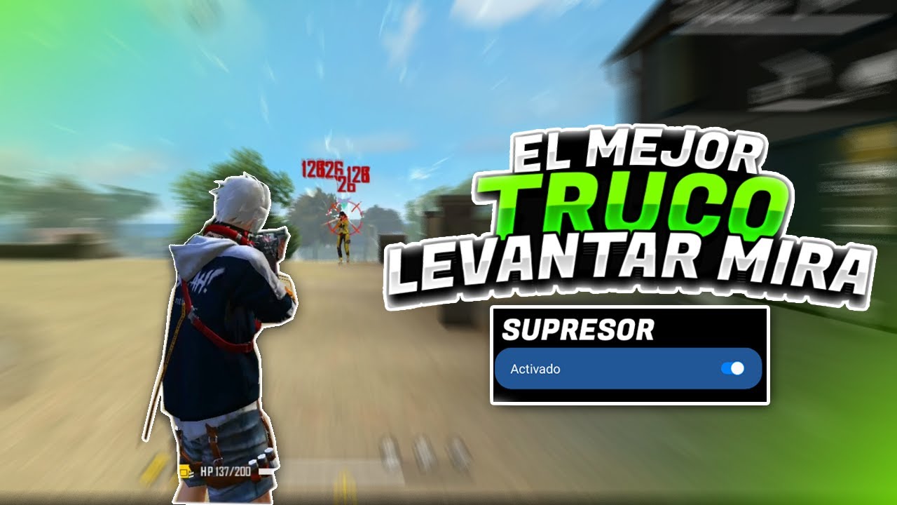 EL MEJOR TRUCO PARA LEVANTAR MIRA EN CUALQUIER CELULAR! // 100% HEADSHOTS // NO MACRO - Free Fire