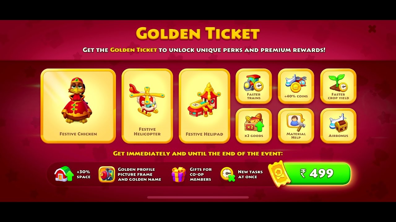TOWNSHIP Lantern Festival Golden Ticket  # 1