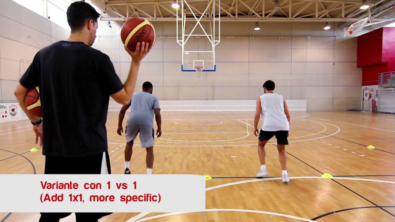 Ejercicio, mejora velocidad específica baloncesto, entrenamiento en parejas.