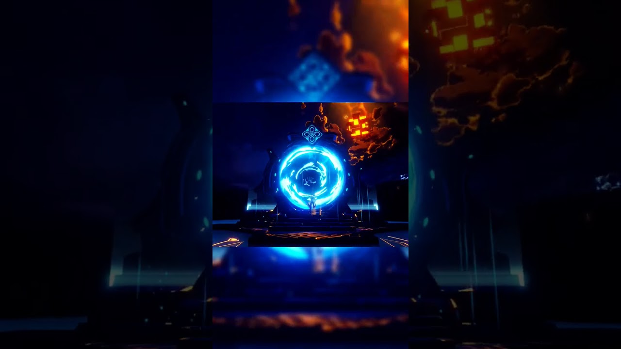 Cool animation burst using Abbys gate😎 #genshinimpact #shorts