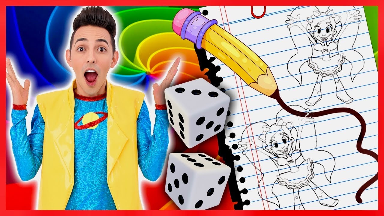 DIBUJANDO CON RAPIDEZ / SHOW PIEDRA PAPEL O TIJERA / RETO DE LOS DADOS / APRENDE A DIBUJAR RÁPIDO