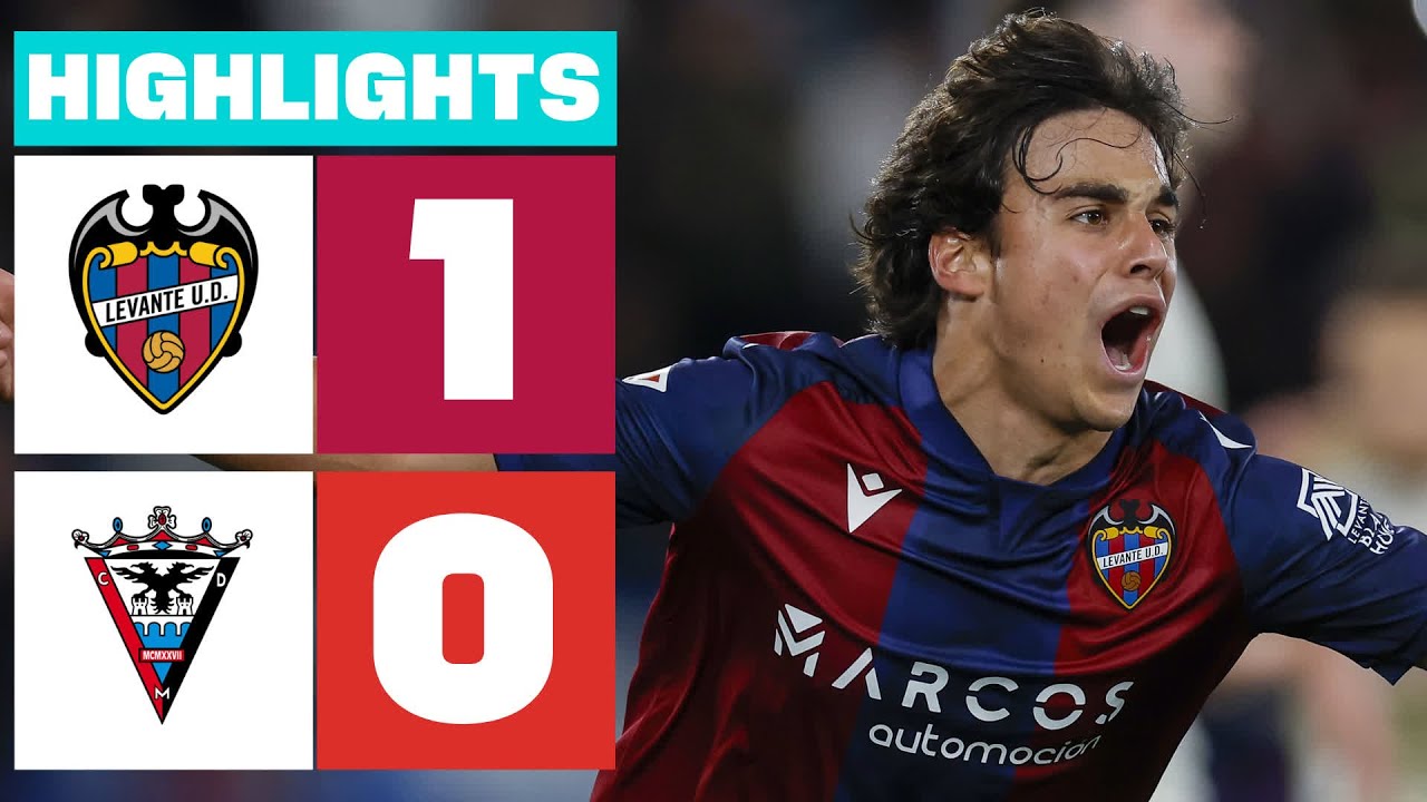 LEVANTE UD 1 - 0 CD MIRANDÉS I RESUMEN LALIGA HYPERMOTION