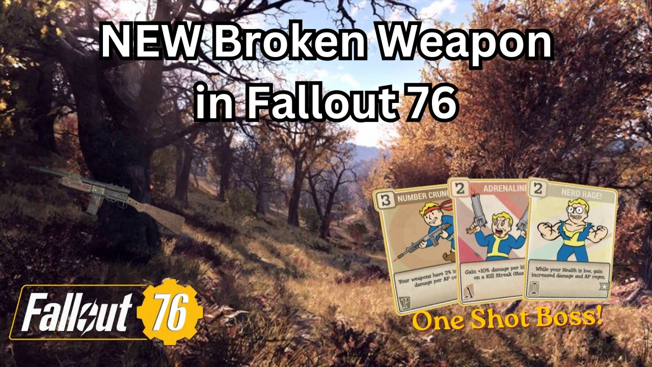 NEW Broken Weapon (One Shot Bosses) Inside of Fallout 76