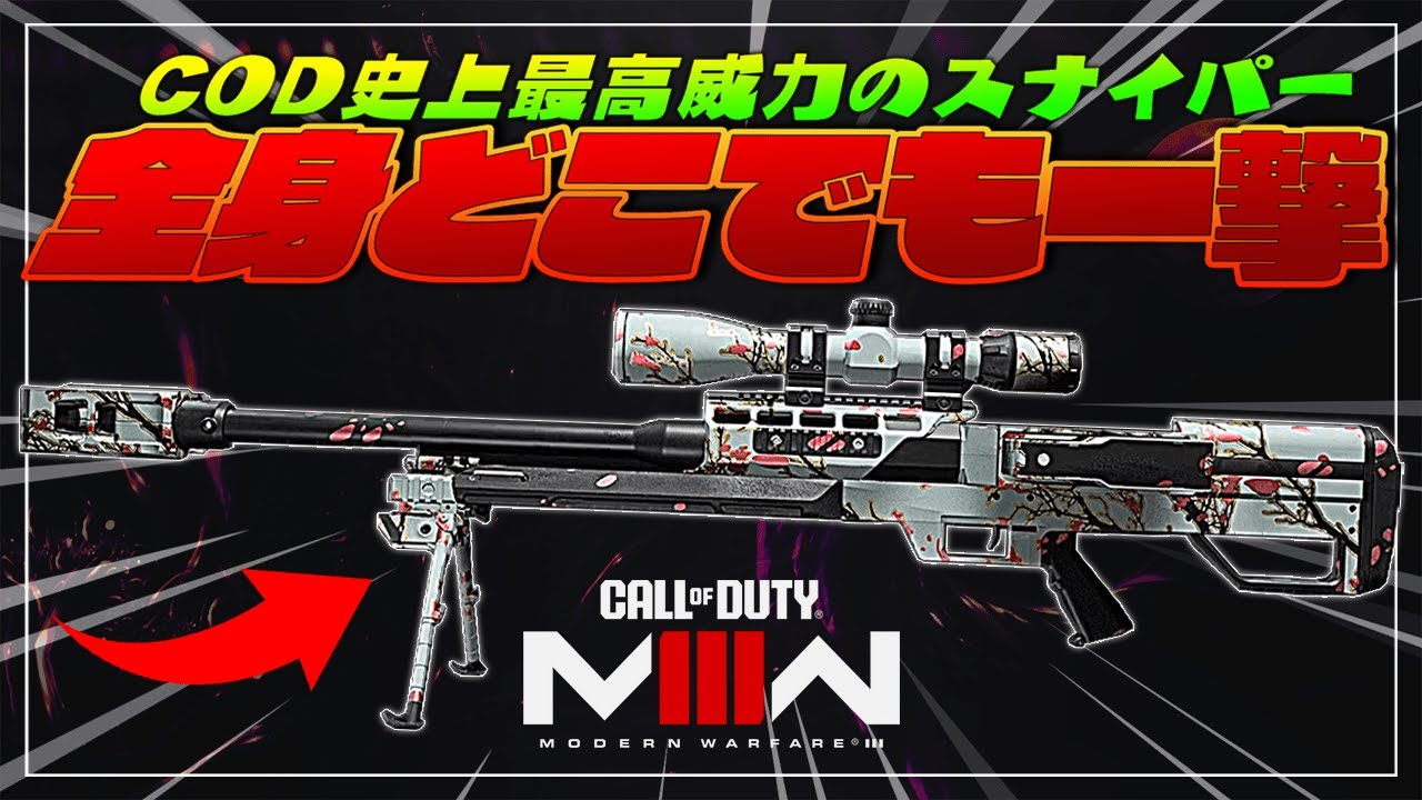 【COD:MW3】COD史上最高威力のスナイパーで本気DOMした結果【全身一撃】