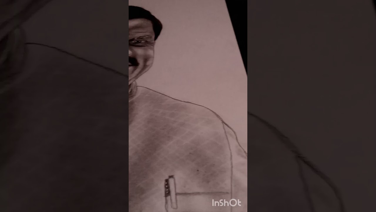 d.r (c.m) Mohan Yadav (m.p)😊#sketch✍️🖼️ #art #viralshorts #mohanyadav 😊😀😃 #pooranchouhanartist