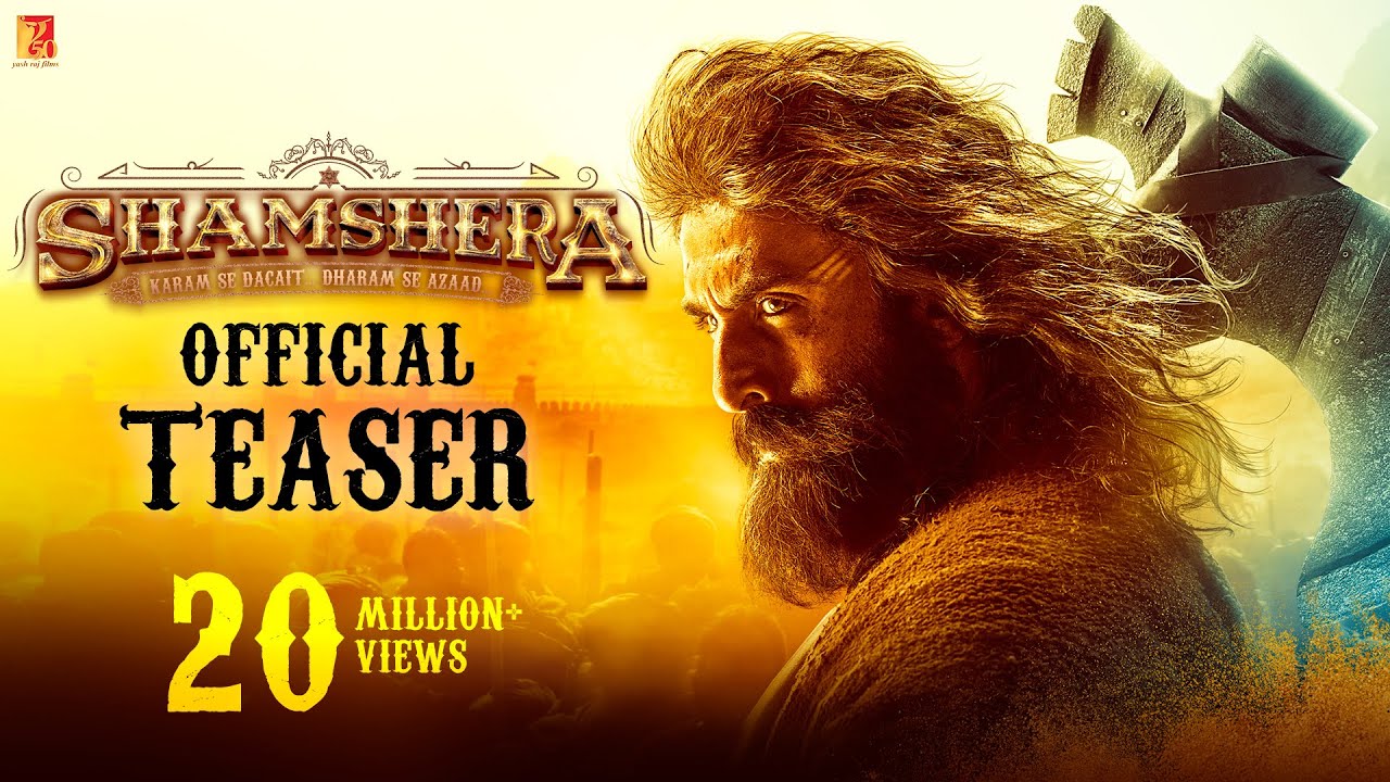 Shamshera Official Teaser | Ranbir Kapoor | Sanjay Dutt | Vaani Kapoor | Karan Malhotra