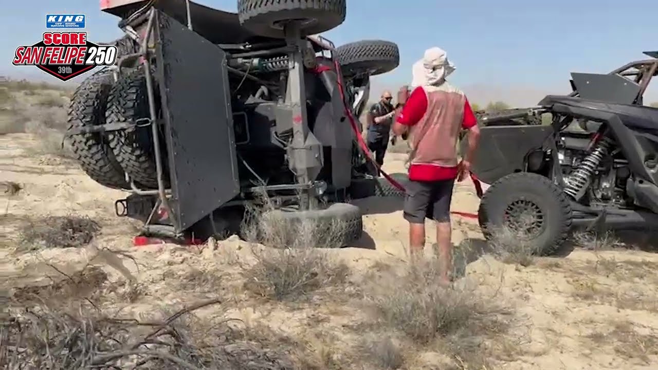 Ricky Johnson ROLLS in the 1L Gustavo Vildosola trophy truck  &ndash; before, after, and back in the race!