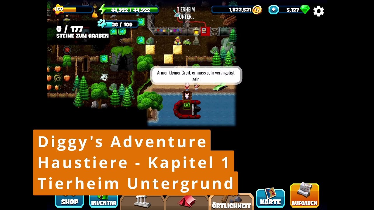 Diggy's Adventure | Haustiere | Kapitel 1 | Tierheim Untergrund | Sacntuary Underground