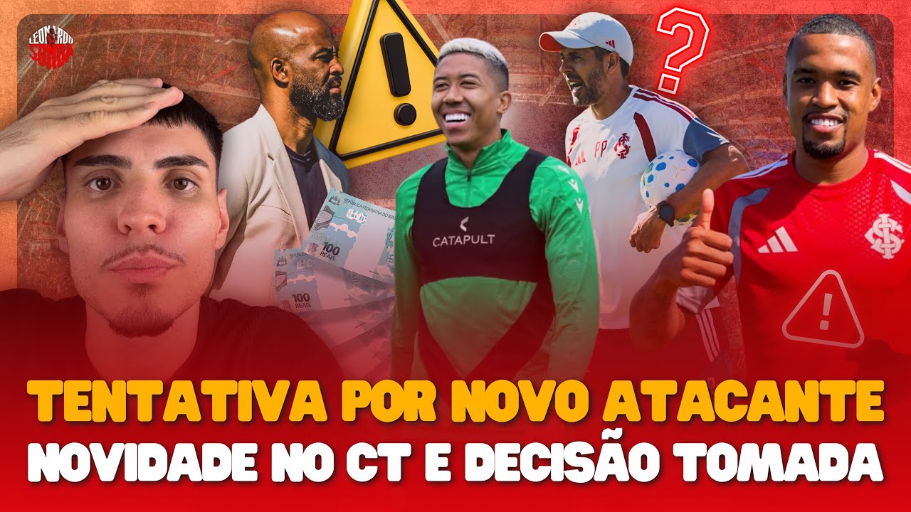 ⚠️ REFORÇO TENTADO E RELEVAÇÃO FEITA! NOVIDADE NO CT E DECISÃO TOMADA POR PEZZOLANO NO INTER!