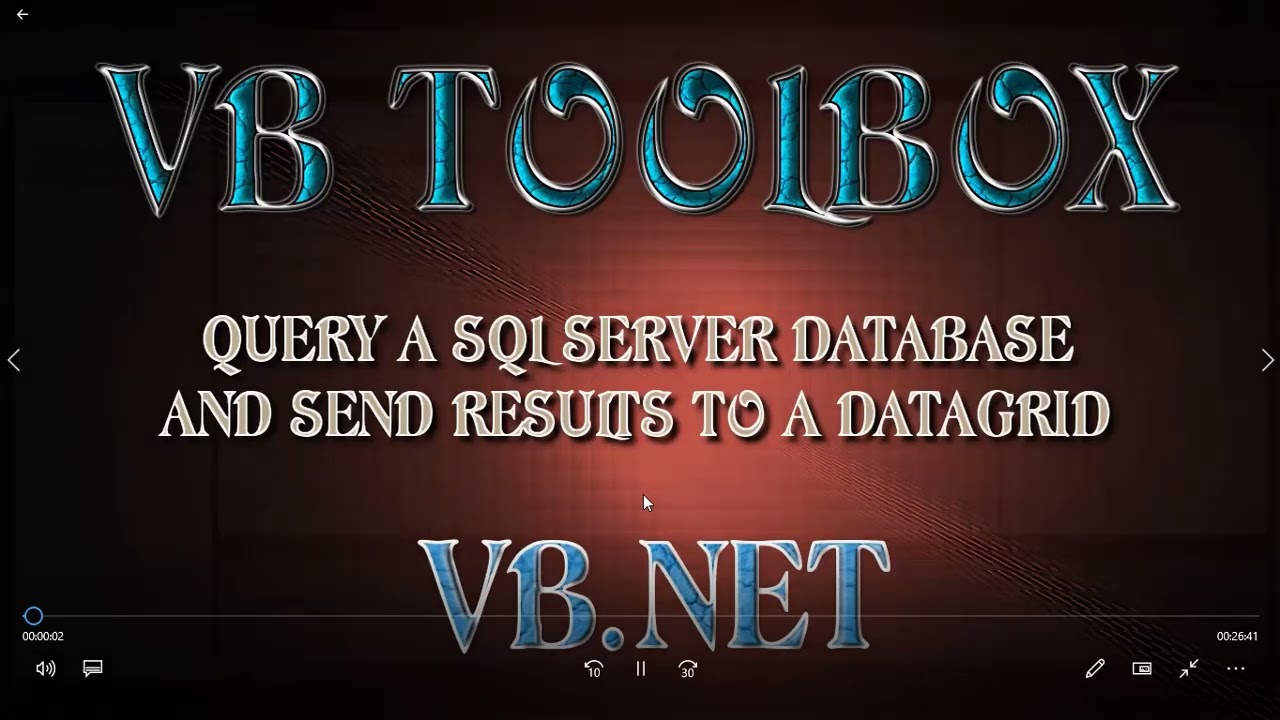 vb.net and SQL Database Full Course