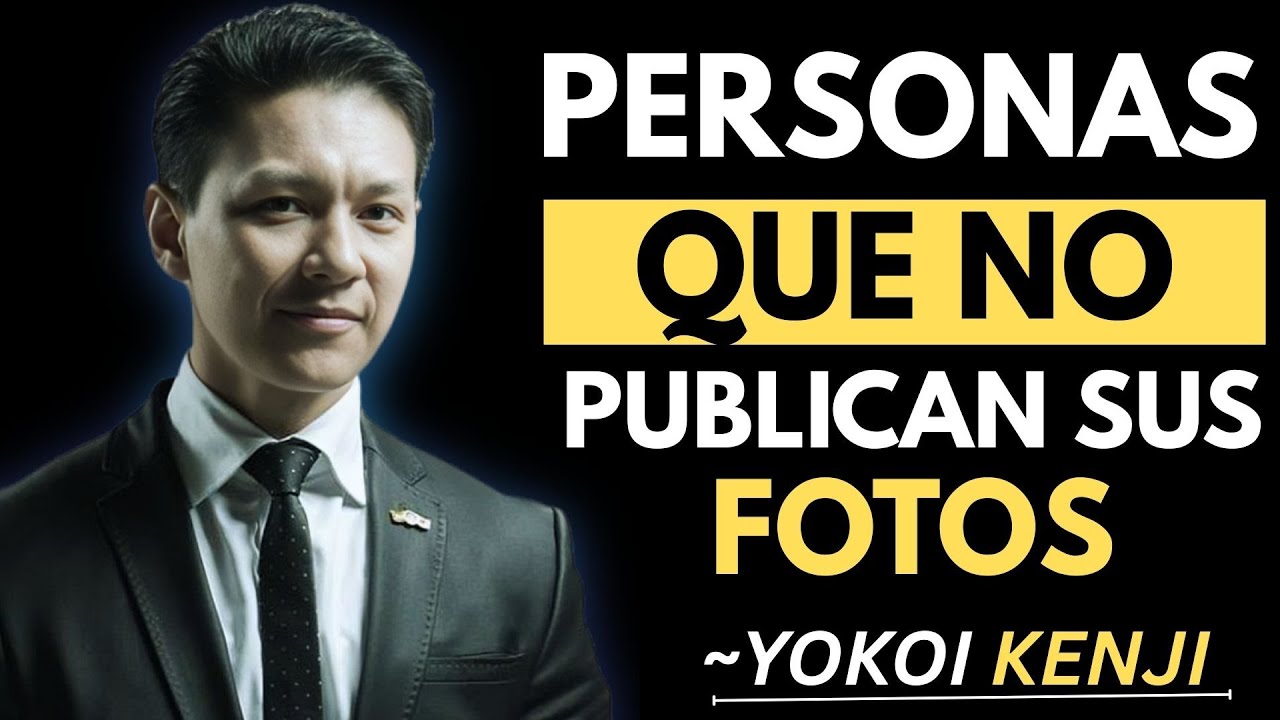 PSICOLOGÍA de las PERSONAS que NO PUBLICAN sus FOTOS en REDES SOCIALES | Yokoi Kenji
