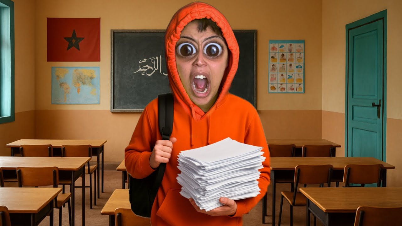 فاش كاتخرج من الامتحان 😱 و كاتصدم 😳