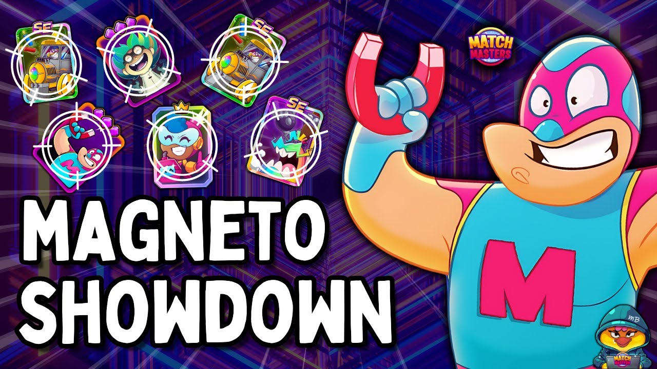 TRUE POWER OF DIAMOND EL MAGNETO on MATCH & HATCH + SHOWDOWN | Match Masters PVP