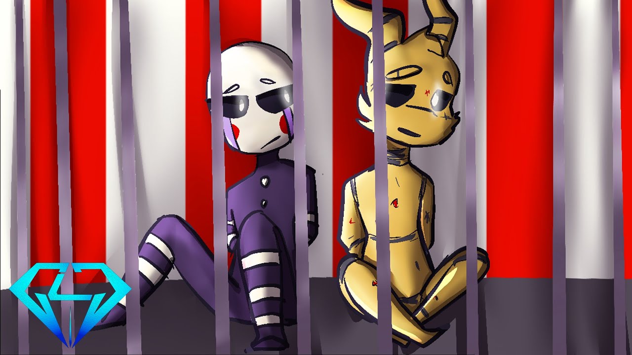 Minecraft FNAF: Springtrap and Puppet go to Prison?! (Minecraft Roleplay)