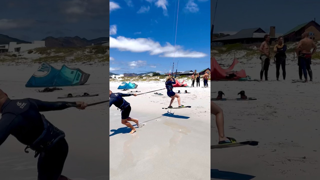 How to start Kite surfing! 😱🤯