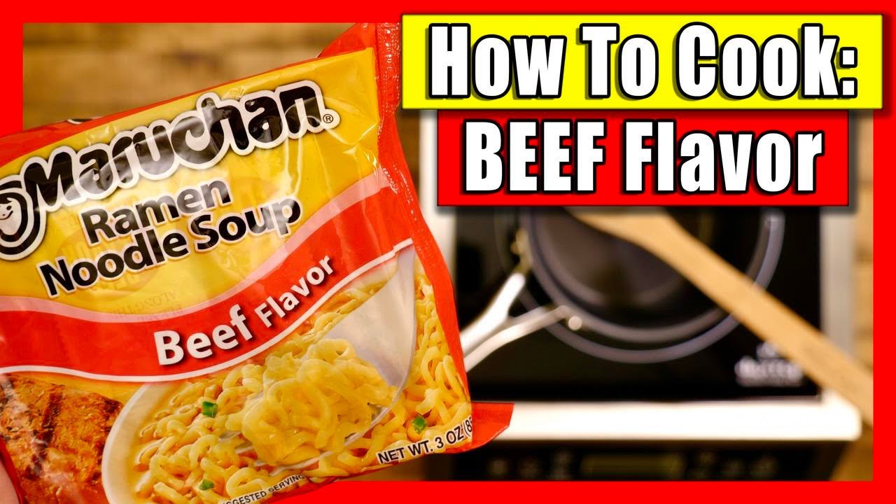How To Make: Beef Maruchan Ramen Noodles on the stove