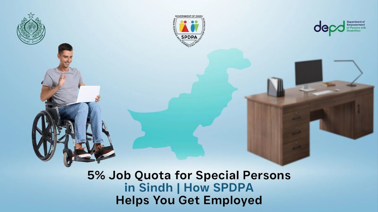 5% Job Quota for Special Persons in Sindh | How SPDPA Helps You Get Employed
