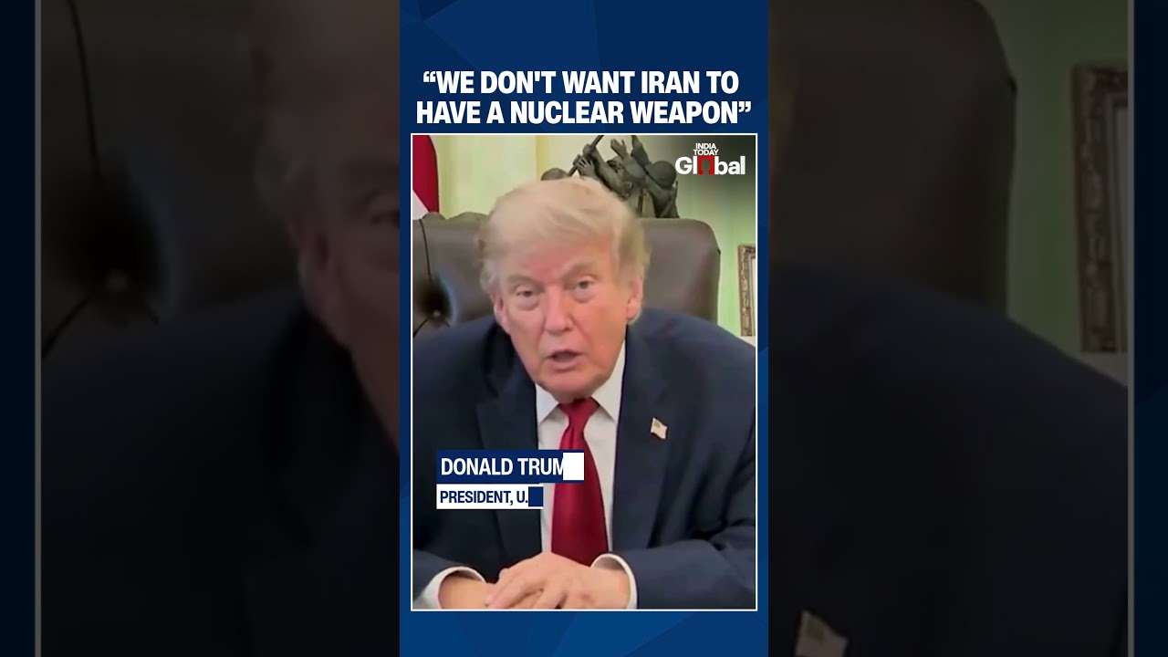 Donald Trump Says Iran Must Never Obtain Nuclear Weapons Ahead Of Doha Talks