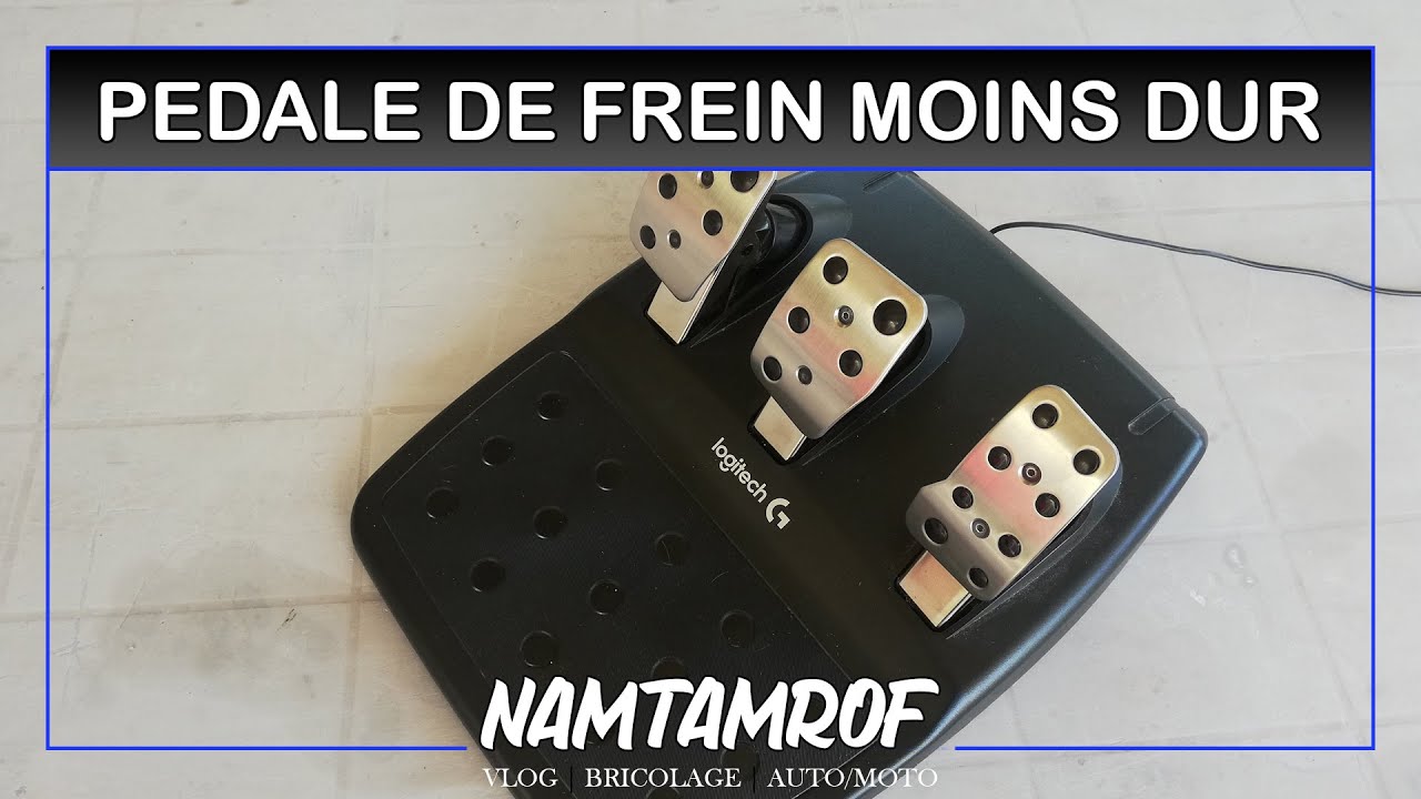 LOGITECH G29 | G920 🎮 PEDALE DE FREIN TROP DUR 💢 LA RENDRE PLUS SOUPLE ✔️ TUTO GAMING