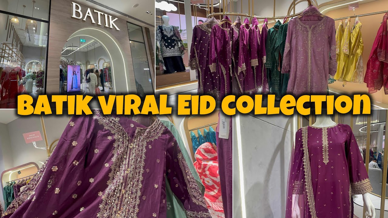 BATIK viral Eid collection 2025 affordable and stylish Eid look dress ❤️ already sold out 😳
