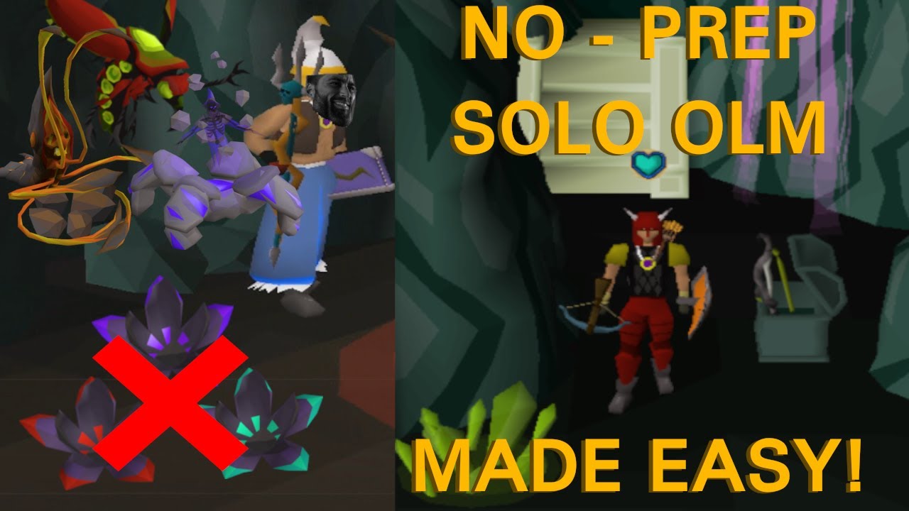 ANYONE Can No-Prep Solo The Chambers of Xeric  - 1M Budget FULL RUN WITH PURPLE!!