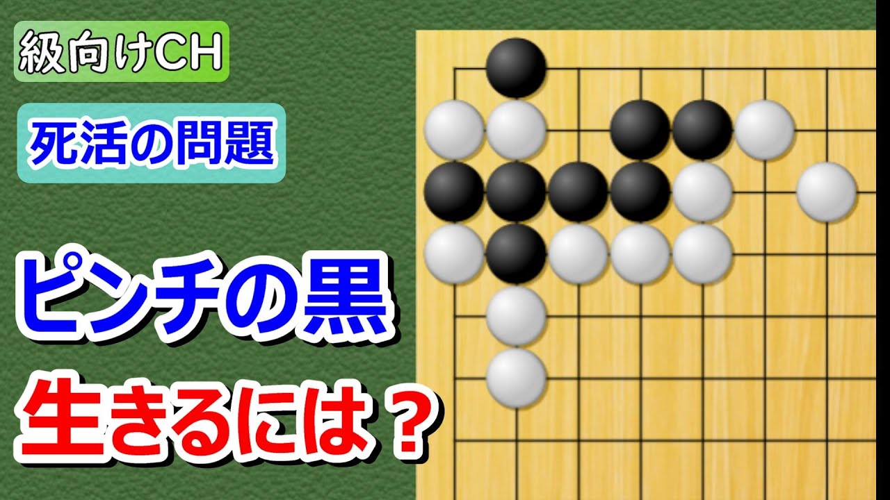 【囲碁問題】級向け・死活の問題