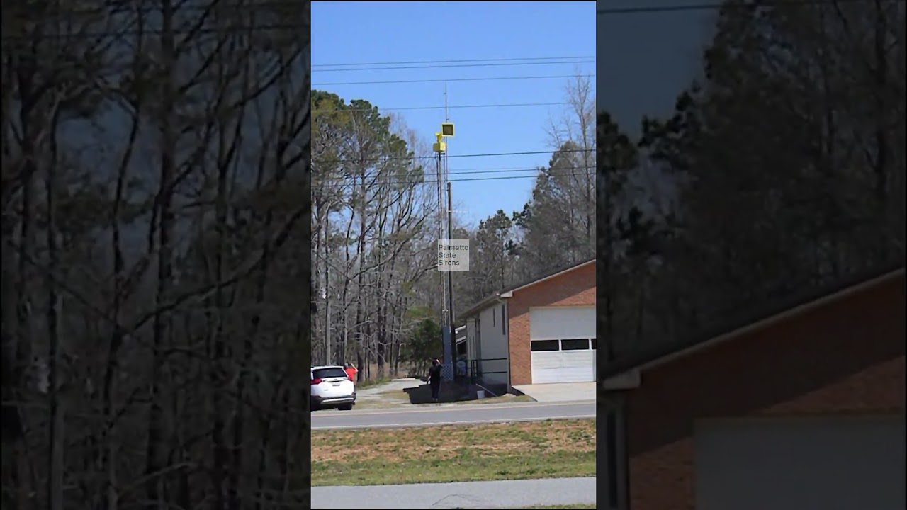 Silverstreet, SC Thunderbolt 1003 test #shorts #tornadosiren