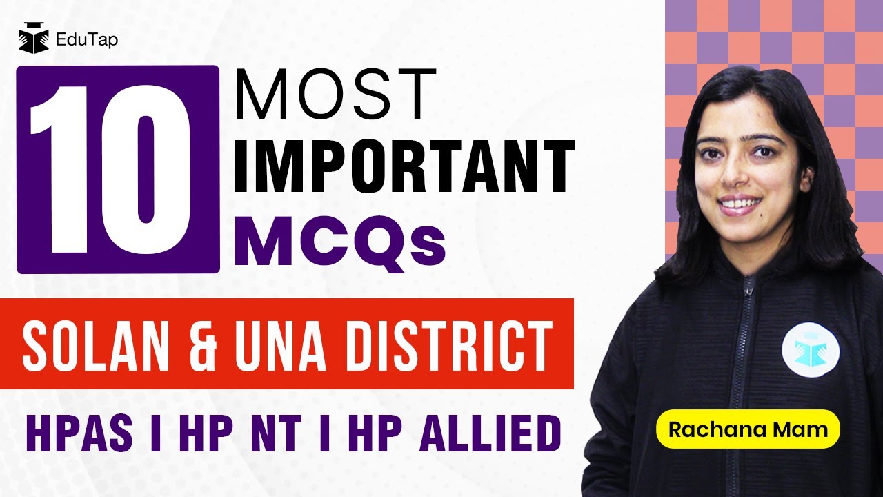Most Important MCQs of  Solan and Una  district of Himachal Pradesh  | HP General Knowledge | HPAS