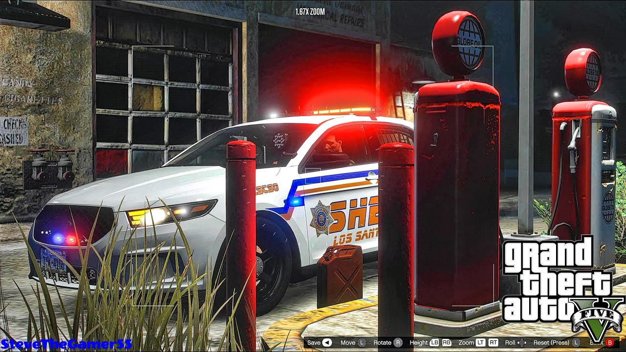 Playing GTA 5 As A POLICE OFFICER Sheriff Patrol| GTA 5 Lspdfr Mod| Live