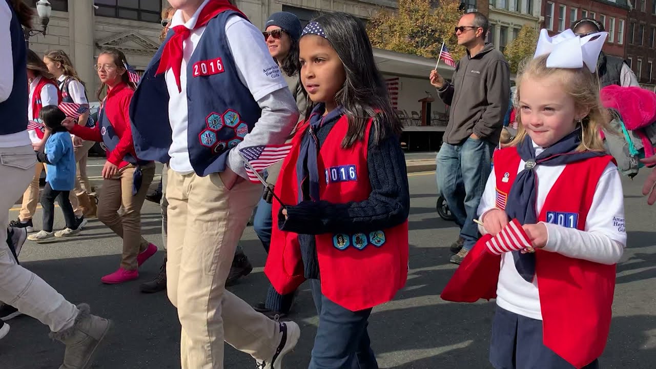 Stamford honors veterans with parade and ceremony, town declared Purple Heart City