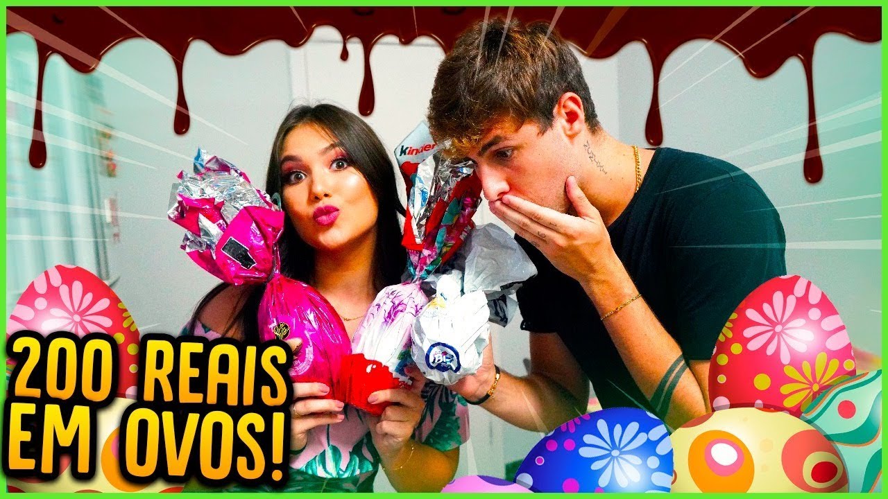 GASTEI R$200 EM OVO DE PÁSCOA PARA MINHA AMIGA!! [ REZENDE EVIL ]