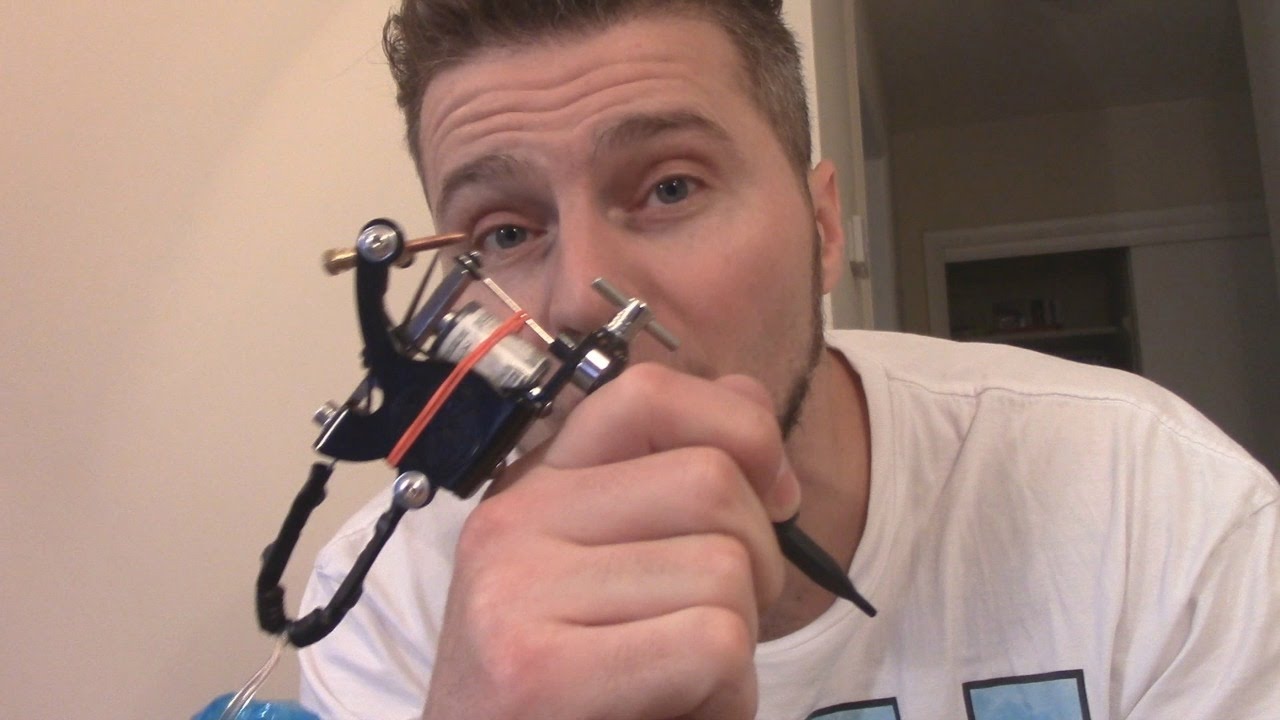 Testing my new tattoo kit and almost F#%KING UP BAD!!!