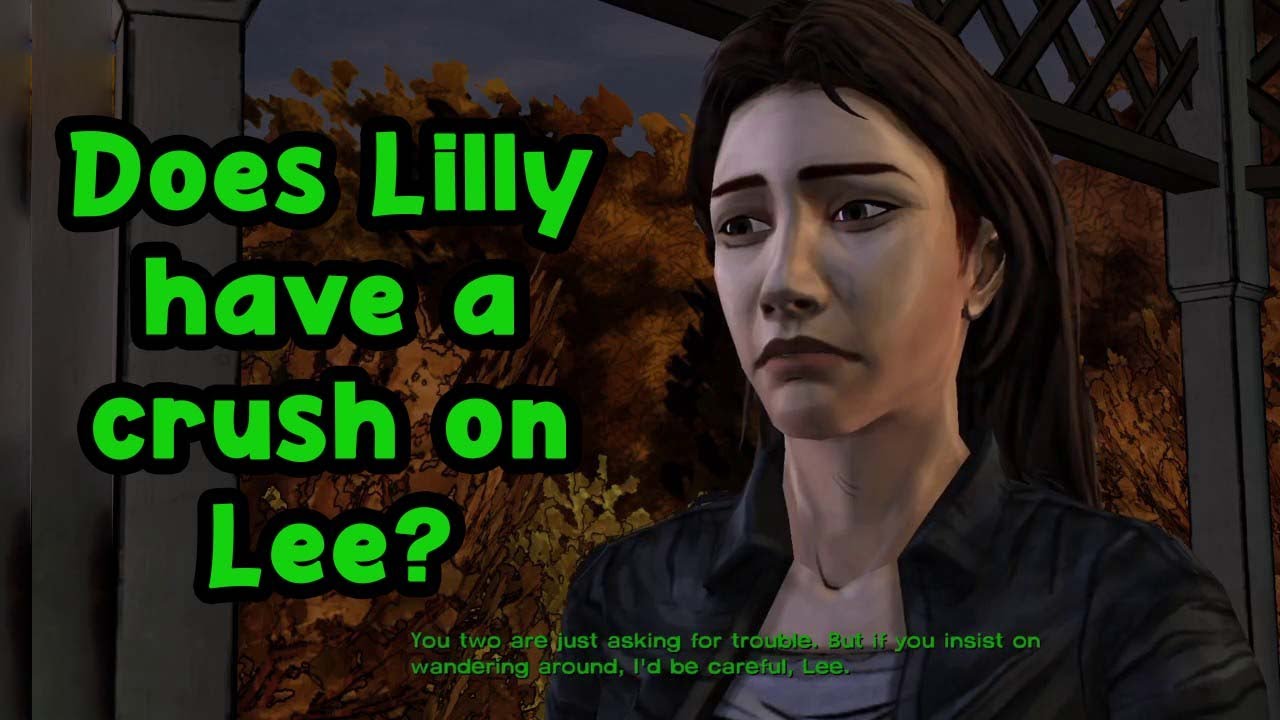 The Walking Dead Season 1: Does Lilly have a crush💚 on Lee?